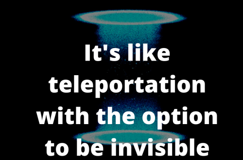 Zoom: It's like teleportation with the option to be invisible